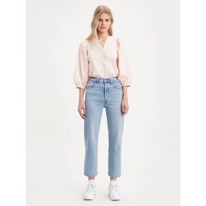 Levi Ribcage Straight Ankle Women's Jeans Tango Light